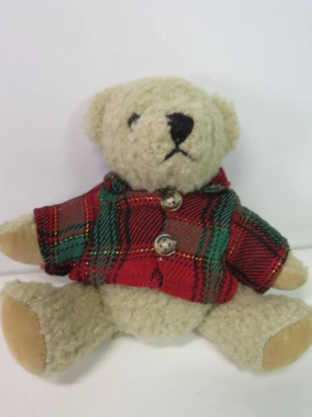 Vintage Teddy Bear Plush Lot of 3 Hallmark Tyler Teddy Geppeddo Fiesta Christmas